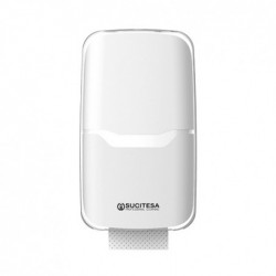 Twin v-fold toilet white