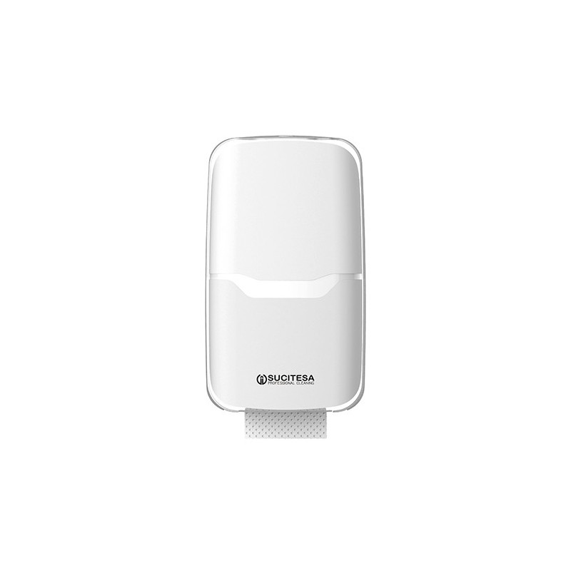 Twin v-fold toilet white