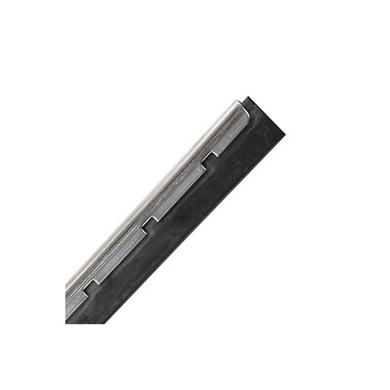 Squeegee chanel with rubber